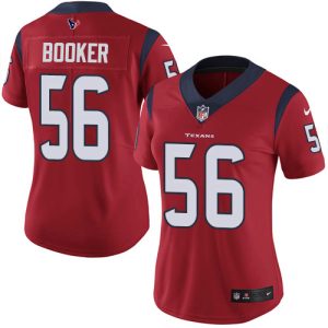 Texans #56 Thomas Booker Red Alternate Women's Stitched NFL Vapor Untouchable Limited Jersey