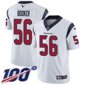 cheap Texans #56 Thomas Booker White Men's Stitched NFL 100th Season Vapor Untouchable Limited Jersey