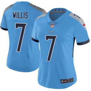 wholesale Titans #7 Malik Willis Light Blue Alternate Women's Stitched NFL Vapor Untouchable Limited Jersey