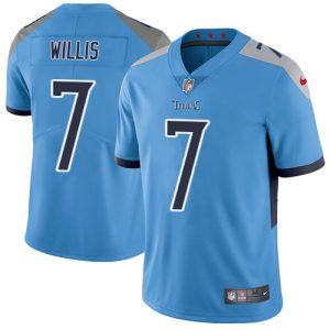 titans #7 malik willis light blue alternate youth stitched nfl vapor untouchable limited custom jersey