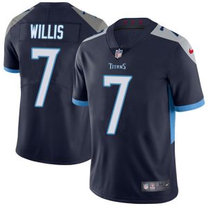 wholesale Titans #7 Malik Willis Navy Blue Team Color Men's Stitched NFL Vapor Untouchable Limited Jersey