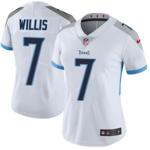 Titans #7 Malik Willis White Women's Stitched NFL Vapor Untouchable Limited Jersey