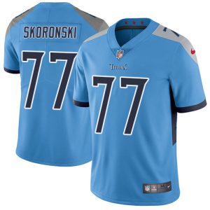 titans #77 peter skoronski light blue alternate men's stitched nfl vapor untouchable limited wholesale jersey