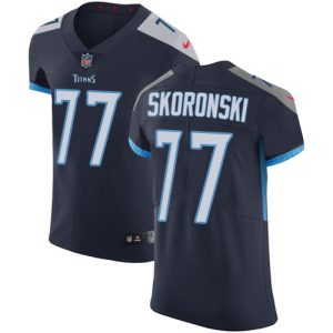 titans #77 peter skoronski navy blue team color men's stitched nfl vapor untouchable elite wholesale jersey