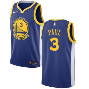 warriors #3 jordan poole blue nba swingman icon edition personalized jersey