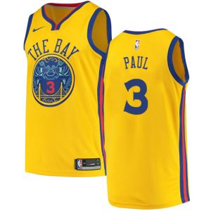 warriors #3 jordan poole gold women's nba swingman city edition cheap jersey