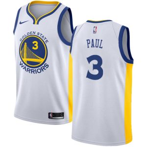 Warriors #3 Jordan Poole White Women's NBA Swingman Association Edition Jersey