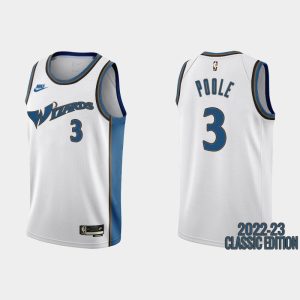 cheap Washington Wizards #3 Jordan Poole White Men's NBA 2023-24 Classic Edition Jersey