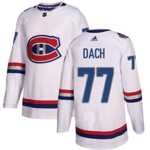 personalized Adidas Canadiens #77 Kirby Dach Red Home Authentic USA Flag Stitched Youth NHL Jersey