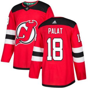 Adidas Devils #18 Ondrej Palat Red Home Authentic Stitched NHL Jersey