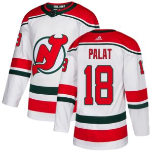 Adidas Devils #18 Ondrej Palat White Alternate Authentic Stitched NHL Jersey