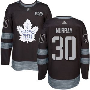 Adidas Maple Leafs #30 Matt Murray Black 1917-2017 100th Anniversary Stitched NHL Jersey