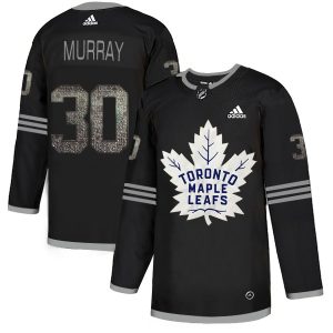 elite Adidas Maple Leafs #30 Matt Murray Black Authentic Classic Stitched NHL Jersey