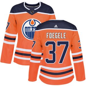 adidas oilers #37 warren foegele orange home authentic women's stitched nhl cheap jersey