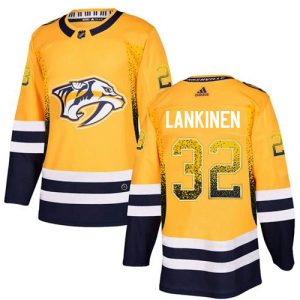 adidas predators #32 kevin lankinen yellow home authentic drift fashion stitched nhl wholesale jersey