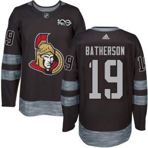 Adidas Senators #19 Drake Batherson Black 1917-2017 100th Anniversary Stitched NHL Jersey