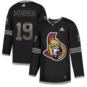 Adidas Senators #19 Drake Batherson Black Authentic Classic Stitched NHL Jersey