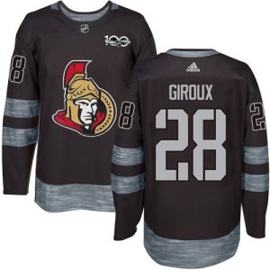 adidas senators #28 claude giroux black 1917-2017 100th anniversary stitched nhl custom jersey