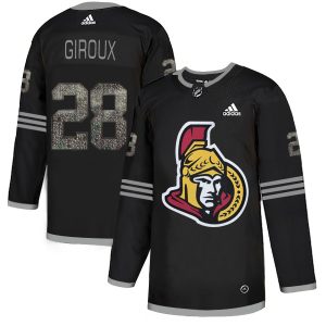 adidas senators #28 claude giroux black authentic classic stitched nhl replica jersey