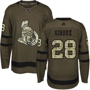 adidas senators #28 claude giroux green salute to service stitched nhl elite jersey