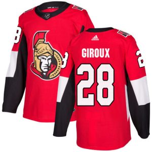 cheap Adidas Senators #28 Claude Giroux Red Home Authentic Stitched NHL Jersey