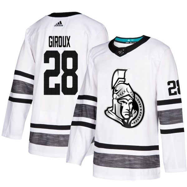 Adidas Senators #28 Claude Giroux White Authentic 2019 All-Star Stitched NHL Jersey