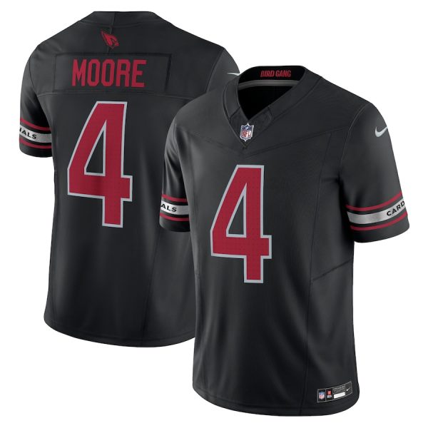 Arizona Cardinals #4 Rondale Moore Men's Black Vapor F.U.S.E. Limited Jersey