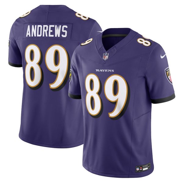 Baltimore Ravens #89 Mark Andrews Men's Purple Vapor F.U.S.E. Limited Jersey