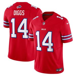 Buffalo Bills #14 Stefon Diggs Men's Red Vapor F.U.S.E. Limited Jersey