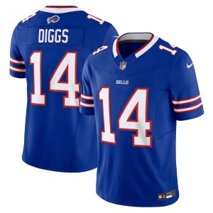 customized Buffalo Bills #14 Stefon Diggs Men's Royal Vapor F.U.S.E. Limited Jersey