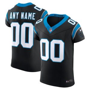 Carolina Panthers Custom Men's Black Vapor F.U.S.E. Limited Jersey