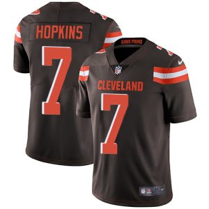 cleveland browns #95 myles garrett men's white vapor f.u.s.e. limited custom jersey