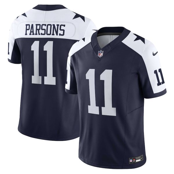 Dallas Cowboys #11 Micah Parsons Men's Navy Vapor F.U.S.E. Limited Jersey