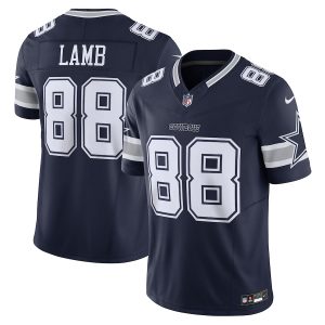 dallas cowboys #88 ceedee lamb men's navy vapor f.u.s.e. limited wholesale jersey