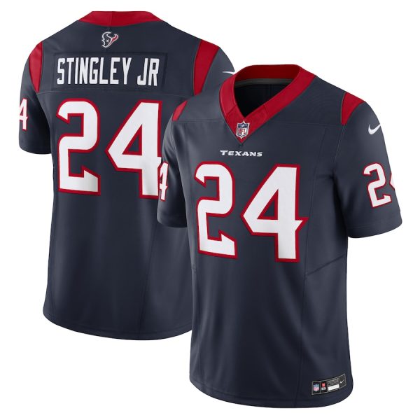 Houston Texans #24 Derek Stingley Jr. Men's Navy Vapor F.U.S.E. Limited Jersey