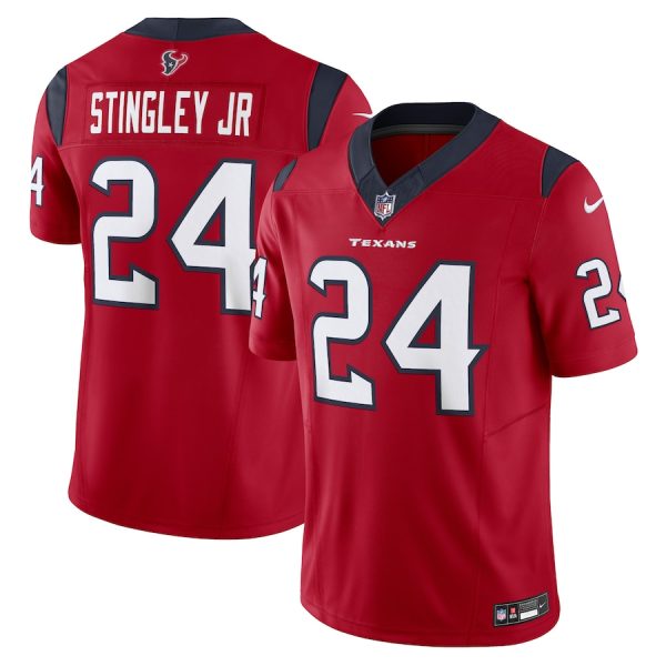 Houston Texans #24 Derek Stingley Jr. Men's Red Vapor F.U.S.E. Limited Jersey