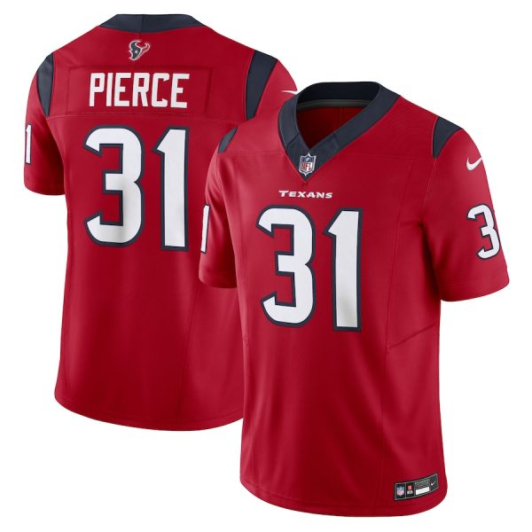 cheap Houston Texans #31 Dameon Pierce Men's Red Vapor F.U.S.E. Limited Jersey