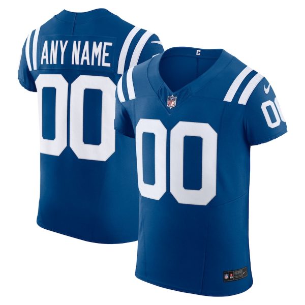 indianapolis colts custom men's royal vapor f.u.s.e. limited wholesale jersey