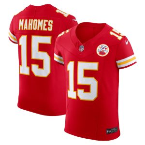 Kansas City Chiefs #15 Patrick Mahomes Men's Red Vapor F.U.S.E. Elite Jersey