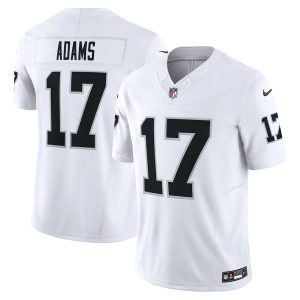 Las Vegas Raiders #17 Davante Adams Men's White Vapor F.U.S.E. Limited Jersey