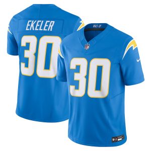 wholesale Los Angeles Chargers #30 Austin Ekeler Men's Blue Vapor F.U.S.E. Limited Jersey