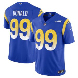 Los Angeles Rams #99 Aaron Donald Men's Royal Vapor F.U.S.E. Limited Jersey