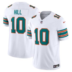 Miami Dolphins #10 Ttyreek Hill Men's White Vapor F.U.S.E. Limited Jersey