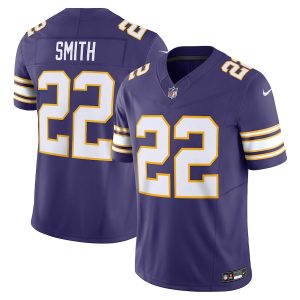 Minnesota Vikings #22 Harrison Smith Men's Purple Vapor F.U.S.E. Limited Jersey