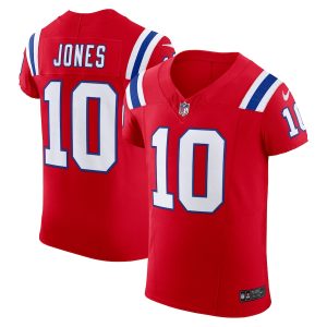 New England Patriots #10 Mac Jones Men's Navy Vapor F.U.S.E. Elite Jersey