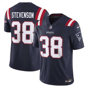 New England Patriots #38 Rhamondre Stevenson Men's Red Vapor F.U.S.E. Elite Jersey