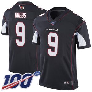 Cardinals #9 Joshua Dobbs Black Alternate Men's Stitched NFL 100th Season Vapor Untouchable Limited Jersey