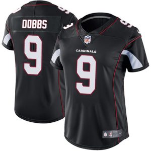 cardinals #9 joshua dobbs black alternate women's stitched nfl vapor untouchable limited cheap jersey