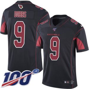 wholesale Cardinals #9 Joshua Dobbs Black Men's Stitched NFL Limited Rush 100th Season Jersey