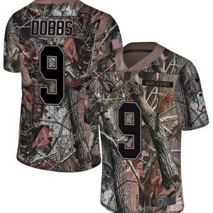 cardinals #9 joshua dobbs camo men's stitched nfl limited rush realtree custom jersey